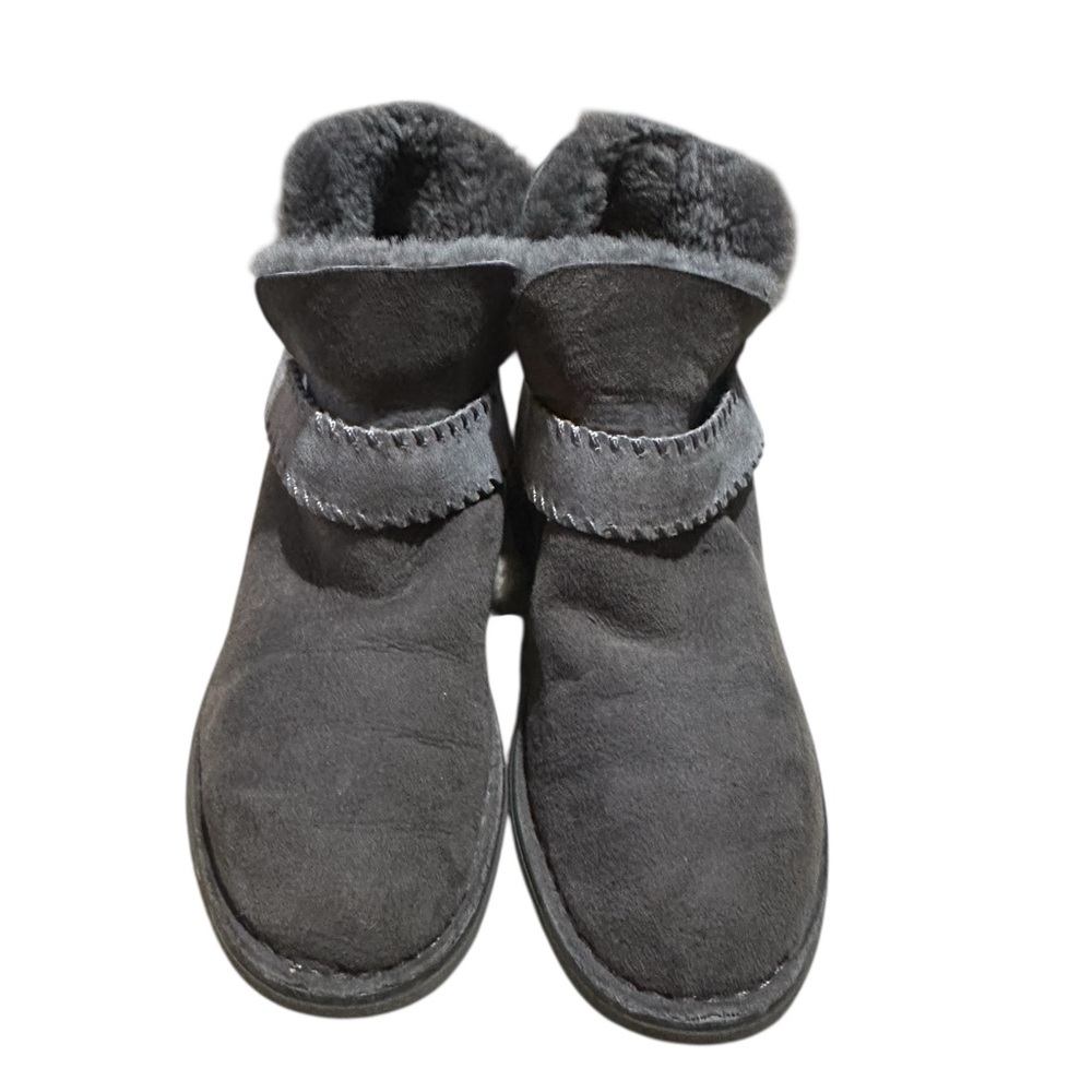 UGG Women's Gray Suede Ankle Boots - Picture 5 of 9